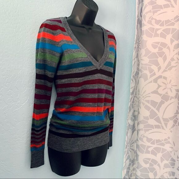 The Limited Multi Colored Striped Sweater Size XS - Picture 5 of 11